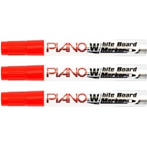 Piano Board Marker 202 Kırmızı Tahta Kalemi 3 Adet