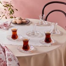 Rory 6 Kişilik 12 Parça Çay Seti 14 Cm Çok Renkli