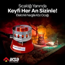 Yuvarlak Galvaniz Elektrikli Nargile Köz Ocağı