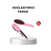 Mey İthalat Dijital Ekranlı Seramik Saç Düzleştirici Tarak 5 Kademeli Isı Ayarı, İyon Kontrollü