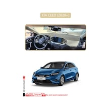 Kia Ceed 2020+torpido Koruma Halısı Bej Kenar