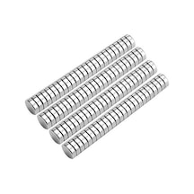 100 Adet Yuvarlak Mini Mıknatıs Seti, 5x1 Mm