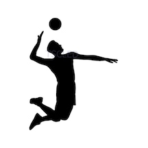 Spor Çıkartması Voleybol Oyuncu Araba Sticker Yapıştırması