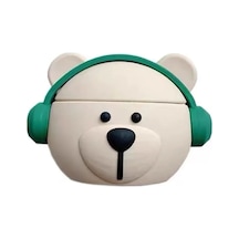 Newface Apple Airpods 3 3.nesil Karakter Silikon - Desen 7 Beyaz
