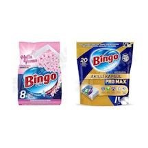 Bingo Tüm Renkler Toz Det. 8 Kg + Tablet Pro 20'li 2'li Set Diğer