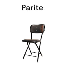 Katlanır Metal Ayaklı Siyah Sandalye - Foldable Metal Legs Chair