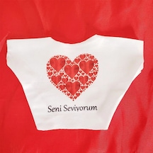 Ers Seni Seviyorum Baskılı Tişört Çok Renkli