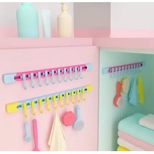 10 Kancalı Raylı Mutfak Ve Banyo Düzenleyici Askı 30 Cm Diğer