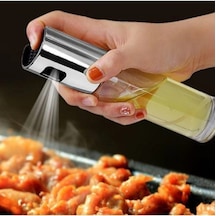 Karışık Renk Sprey Cam Şişe Zeytinyağı Sirke Yağ Püskürtücü Yağdanlık Airfryer Gri Diğer