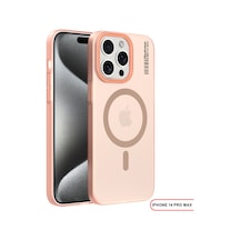 Apple iPhone 14 Pro Max Magsafe Uyumlu Mat Sert Klein Kılıf Çöl