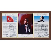 45X90Cm Üçlü Milli Levha Seti (448452767)