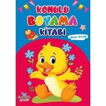 Konulu Boyama Kitabı - Mavi - Ybve-722444