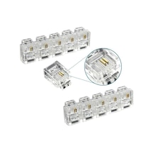Rj11 Telefon Soketi 6P/2C 100 Adet Polaxtor Plx-10494
