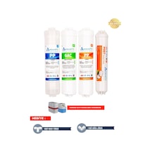 Su Arıtma Filtresi – Kapalı Kasa Iki Tarafı Ouick 4’lü Filtre Seti