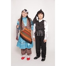 A.L.M Kids Karadeniz Yöresel Kız Çocuk Kostüm