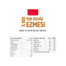%100 Yer Fıstığı Ezmesi 315 Gr