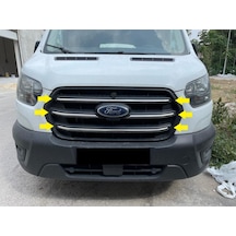 Ford Transit Krom Ön Panjur 4 parça 2019 ve üzeri Paslanmaz Çelik