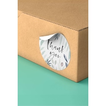 Pretty Things Inside Pembe Kargo Paketleme Sticker 3x3cm St2112 Çok Renkli