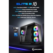 Game Garaj ELITE-R10 Ultra 5 245KF RX9070 32 GB 1 TB SSD Free Dos Oem Paket Masaüstü Oyuncu Bilgisayarı