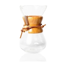 The Silk Bean Coffee-pour Over Cam Kahve Demleme Sürahisi 600ml Beyaz - Çok Renkli