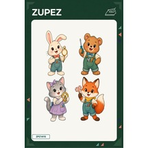 Minik Saat Tamircisi 19x25 Cm Ütüyle Uygulanan Baskı Zpz1415 - 928156804