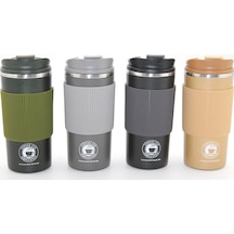 500ml Paslanmaz Çelik Termos Mug - Sızdırmaz Kapaklı Çift Katmanlı Termos Alk3133 Çr