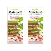 Matchıco Matcha Chocolate Strawberry 95gr X2
