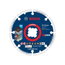 1x Expert Diamond Metal Wheel X-lock Kesme Diski 115 Mm Dökme Demir, Paslanmaz Çelik, Çelik, Demir İçermeyen Metall
