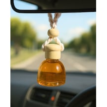 Mini Şişeli Oto Kokusu Kavun Uzun Süre Kalıcı Araç Kokusu, Dekoratif Cam Şişe Tasarımı