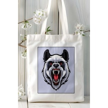Art Hediye Panda Baskılı Omuz Çanta Kişiye Özel Model 7 Çok Renkli
