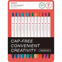 Zebra Clıckart Market Pen Dk 12 Lı Set