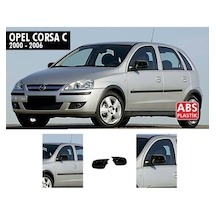 Corsa C Uyumlu Batman Yarasa Ayna Kapağı Piano Black / 2000-2006