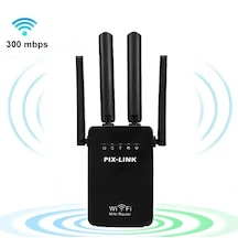 300mbps Uzun Menzilli Wifi Genişletici 4 Anten Sinyal Güçlendiric