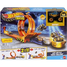 Jbx64 Hot Wheels Monster Trucks Döngü Ve Takla Bigfoot Oyun Parkuru