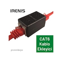 Irenis Cat6 Ethernet Kablo Ekleyici Birleştirici Uzatıcı