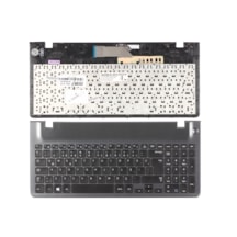 Samsung Uyumlu Np350V5C-S0Ftr Notebook Klavye Yarım Kasalı (Siyah Tr)