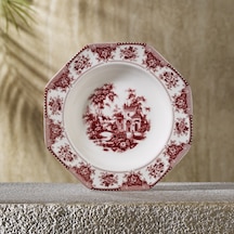 Evaliza Voila Çukur Tabak Kırmızı 22 Cm Çok Renkli