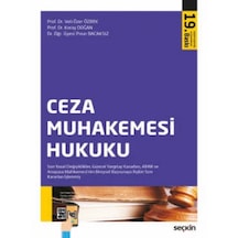 Ceza Muhakemesi Hukuku Prof. Dr. Veli Özer Özbek,prof. Dr. Koray Doğan