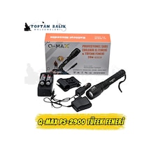 Q-max Ps-2900 20w 3000 Lümen Zoomlu Şarjlı El Feneri Çok Renkli