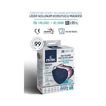 Musk Ffp2/N95 Maske Mix Renk 30 Adet