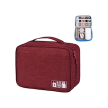 Çok Fonksiyonlu Veri Kablosu Ve Hard Disk Kılıfı Wine Kırmızı Kırmızı