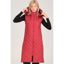 Z6718 Dewberry Bayan Yelek-bordo Bordo