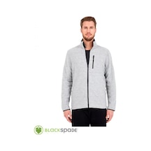 BLACKSPADE Önden Fermuarlı Polar Mont Gri S Çok Renkli