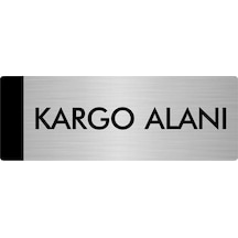 Metal Yönlendirme Levhası, Departman Kapı Isimliği Kargo Alanı 5x20 Cm Gümüş Renk