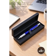 2 Adet Tükenmez Kalem Kutulu Tekli 15,5 Cm Yazı Gereci, Ballpoint Pen, Standart Ofis Ve Okul Kullanımı 1