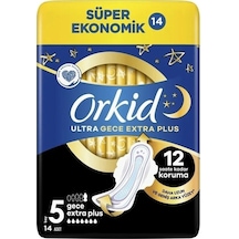 Ultra Gece Extra Plus Hijyenik Ped 5 Boy 14'lü