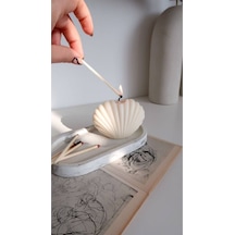 Bernami Vazo Pinterest Bir Adet Büyük Istiridye Şeklinde Dekoratif Mum Diğer