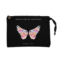 Bullet for My Valentine Gravity Siyah Clutch Cüzdan / El Çantası Siyah