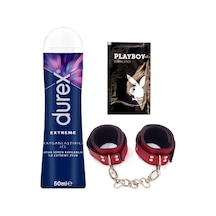 Durex Extreme Analjel 50 Ml + Kırmızı Deri El Kelepçesi + Hediye