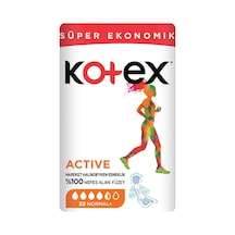 Kotex Ultra Active Süper Ekonomik Paket Normal 22'li - 8 Adet Tarı